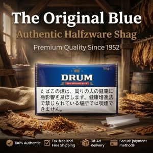 Drum Original Blue 50g Tobacco(Japan) （5-Pack Bundle）
