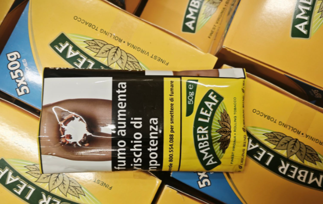 Amber Leaf Original Blend Rolling Tobacco (Black, 5 Packs)